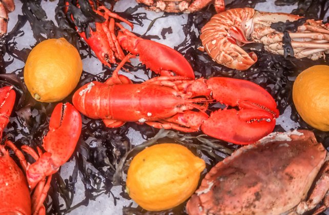 Benefits of Zinc - Lobster and Crab are great sources for dietary zinc