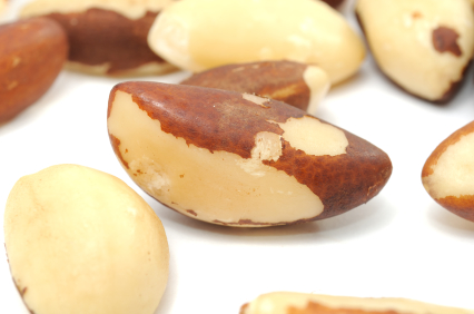selenium benefits, the highest concentrations of selenium are found in meat, seafood and whole grain cereals  -here Brazil nuts