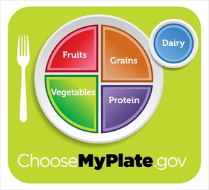 USDA'S New Food Pyramid becomes a plate - Myplate – how Harvard's Healthy Eating Plate and PCRM's Power Plate improve on it.